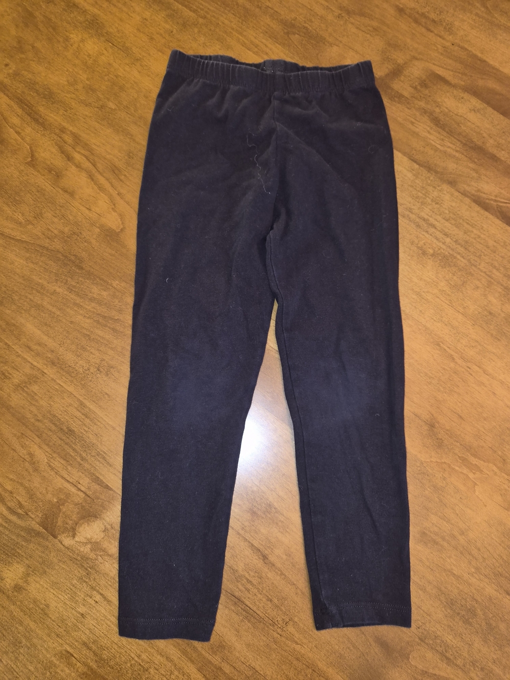 Black Stretch Cotton Leggings Sz 5-6